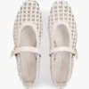 Ballerines Mary Jane en mélange de cuir tressé Ballerines Mary Jane en mélange de cuir tressé