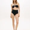 Bas de bikini taille haute à anneau Bas de bikini taille haute à anneau
