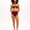 Bas de bikini taille haute à anneau Bas de bikini taille haute à anneau