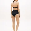 Bas de bikini taille haute à anneau Bas de bikini taille haute à anneau
