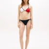 Bas de bikini triangle à blocs de couleur Bas de bikini triangle à blocs de couleur