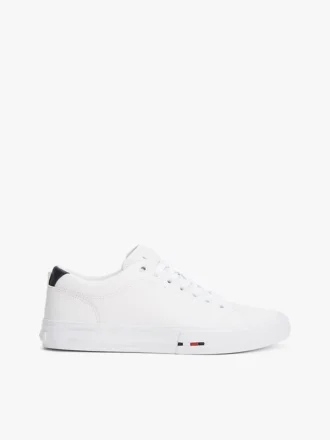 Baskets basses en cuir