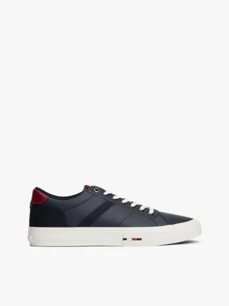 Baskets basses en cuir