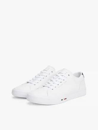Baskets basses en cuir