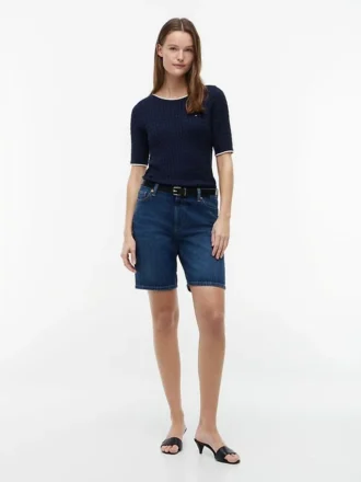 Bermuda en denim 9 pouces
