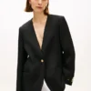 Blazer ample en mélange de lin Blazer ample en mélange de lin