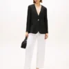 Blazer ample en mélange de lin Blazer ample en mélange de lin