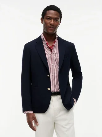 Blazer en laine Hopsack