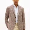 Blazer en laine mélangée à motif Glen Plaid Blazer en laine mélangée à motif Glen Plaid