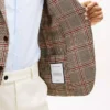 Blazer en laine mélangée à motif Glen Plaid Blazer en laine mélangée à motif Glen Plaid