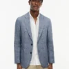Blazer en lin New York Label à coupe classique Blazer en lin New York Label à coupe classique
