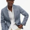 Blazer en lin New York Label à coupe classique Blazer en lin New York Label à coupe classique