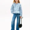 Blouse en popeline à rayures pour enfant