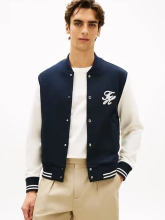 Bomber en éponge épaisse avec monogramme