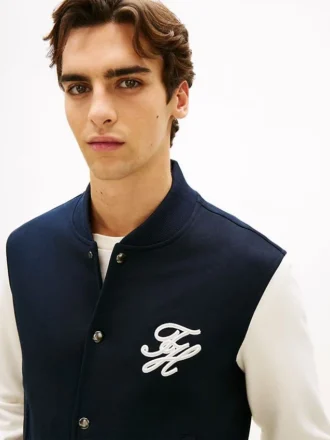 Bomber en éponge épaisse avec monogramme