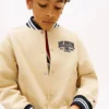 Bomber universitaire en twill brossé pour enfant Bomber universitaire en twill brossé pour enfant