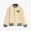 Bomber universitaire en twill brossé pour enfant Bomber universitaire en twill brossé pour enfant