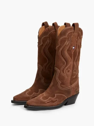 Bottes de cowboy en daim Tommy Jeans Bottes de cowboy en daim Tommy Jeans
