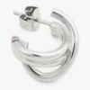 Boucles d’oreilles créoles « Nautical Knot » Boucles d’oreilles créoles « Nautical Knot »