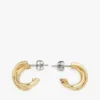 Boucles d’oreilles créoles à nœuds marins Boucles d’oreilles créoles à nœuds marins