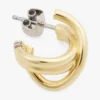 Boucles d’oreilles créoles à nœuds marins Boucles d’oreilles créoles à nœuds marins