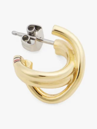 Boucles d’oreilles créoles à nœuds marins Boucles d’oreilles créoles à nœuds marins