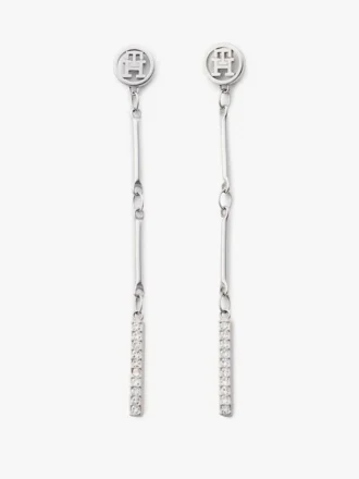Boucles d’oreilles pendantes ornées de cristaux Boucles d’oreilles pendantes ornées de cristaux