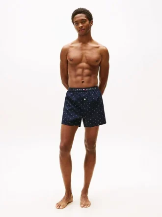 Boxer ajusté en tissu tissé