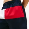 Boxer tissé à logo drapeau et blocs de couleur Boxer tissé à logo drapeau et blocs de couleur