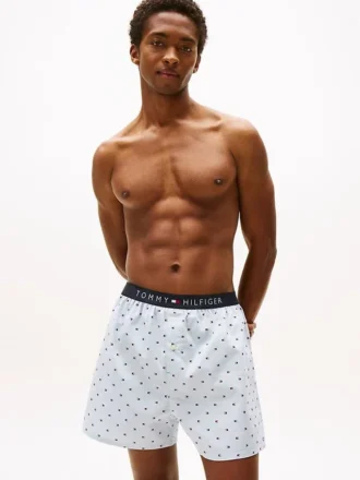 Boxer tissé tendance