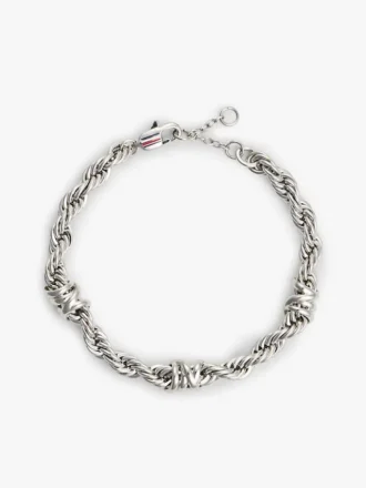 Bracelet à chaîne en corde nautique