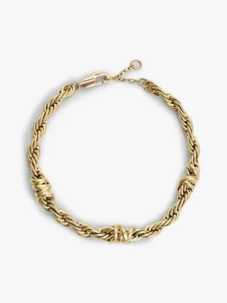 Bracelet à chaîne en corde nautique