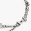 Bracelet double rangée avec breloque en forme de cœur Bracelet double rangée avec breloque en forme de cœur