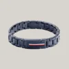 Bracelet en acier inoxydable à rayures drapeau Bracelet en acier inoxydable à rayures drapeau