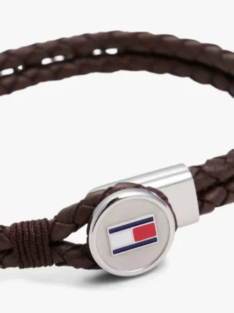 Bracelet en cuir tressé