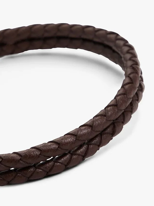 Bracelet en cuir tressé Bracelet en cuir tressé