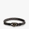 Bracelet en cuir tressé style marin Bracelet en cuir tressé style marin