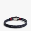Bracelet en cuir tressé style marin Bracelet en cuir tressé style marin