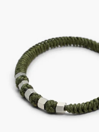 Bracelet en nylon tressé ajustable