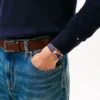 Bracelet en silicone à rayures emblématiques