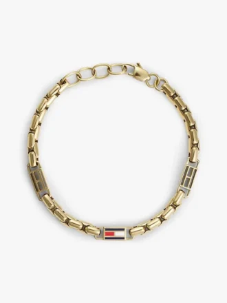 Bracelet à maillons en forme de drapeau