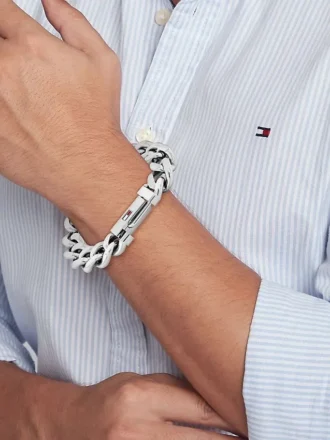 Bracelet à maillons épais