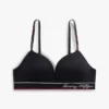 Brassière push-up avec logo emblématique Brassière push-up avec logo emblématique