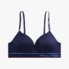 Brassière push-up avec logo emblématique Brassière push-up avec logo emblématique