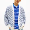 Cardigan à carreaux coupe décontractée Tommy Jeans Cardigan à carreaux coupe décontractée Tommy Jeans