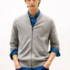 Cardigan de baseball en coton à fermeture éclair Cardigan de baseball en coton à fermeture éclair