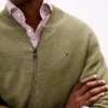 Cardigan de baseball en coton à fermeture éclair Cardigan de baseball en coton à fermeture éclair