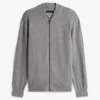 Cardigan de baseball en coton à fermeture éclair Cardigan de baseball en coton à fermeture éclair