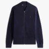 Cardigan de baseball en coton à fermeture éclair Cardigan de baseball en coton à fermeture éclair