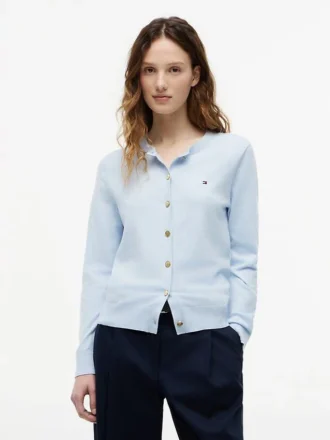 Cardigan en jersey de coton biologique